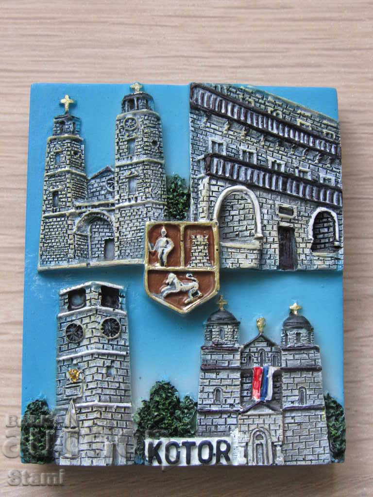 Authentic 3D Magnet from Montenegro, 25 series