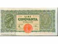 ΙΤΑΛΙΑ ITALY 50 Λιρέτες έκδοση - issue 1943 - 1944 - 2