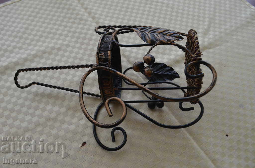 METAL STAND FOR WINE, BOTTLE with price 9.00 BGN | € 4.60 METAL STAND FOR WINE, BOTTLE with price 9.00 BGN | € 4.60