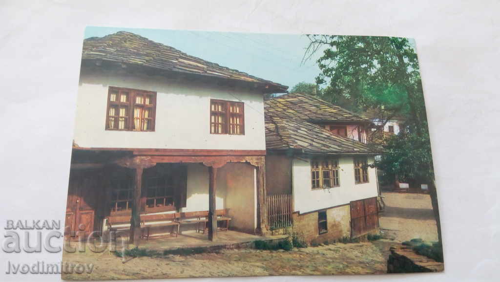 Пощенска картичка Боженци Стара архитектура 1975