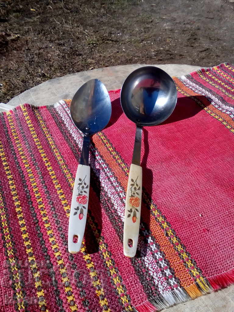 Old ladle, spoon ROSTFREI