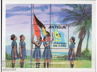 1981. Antigua. Mișcarea de 50 de ani de cercetași a fetelor. Block.