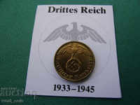 Germany III Reich 5 Pennig 1937 J Hamburg