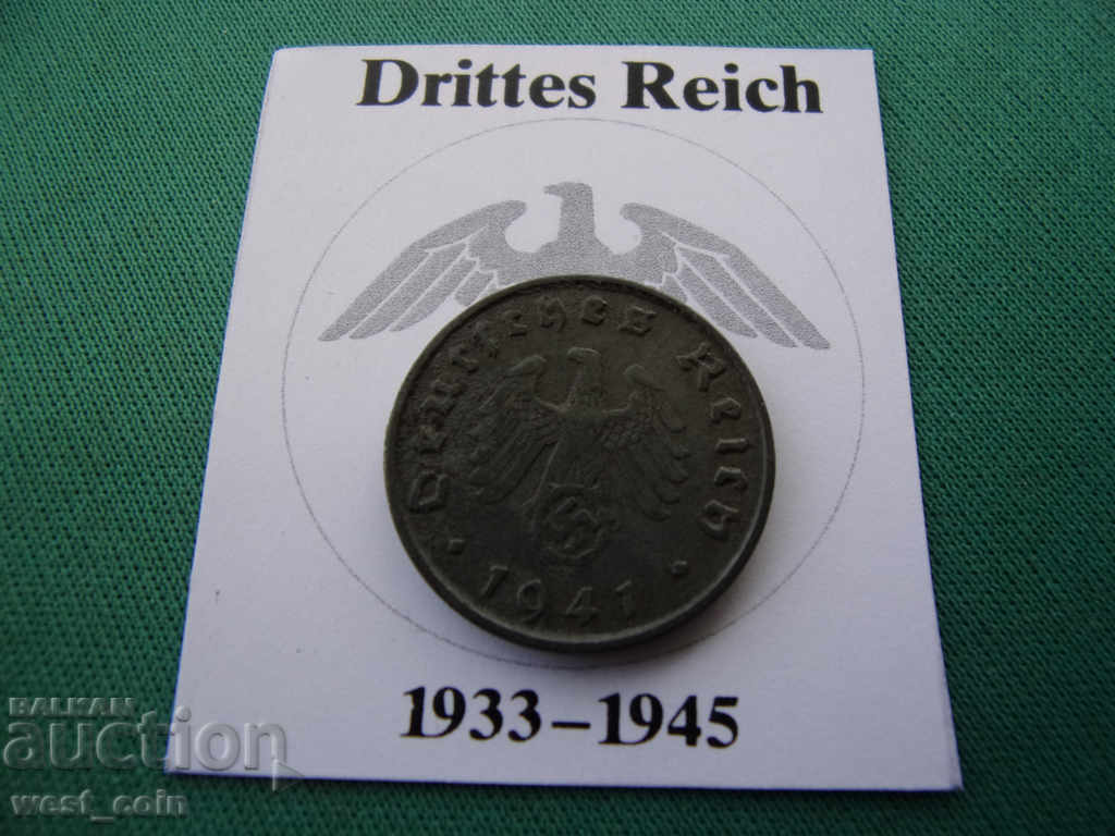 Germania III Reich 10 Pfennig 1941 A Berlin UNC