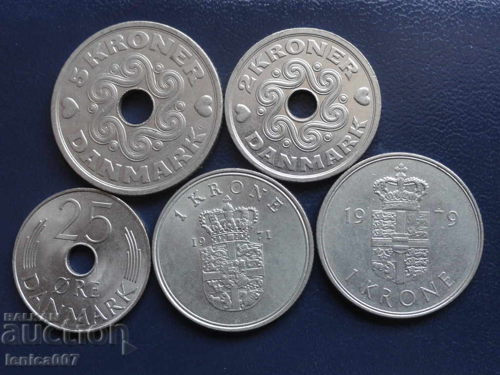 Delivery of Denmark - Lot coins (5 pieces) Delivery of Denmark - Lot coins (5 pieces)