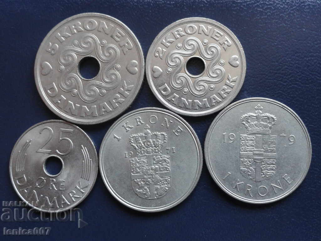 Denmark - Lot coins (5 pieces) - 6 Denmark - Lot coins (5 pieces) - 6