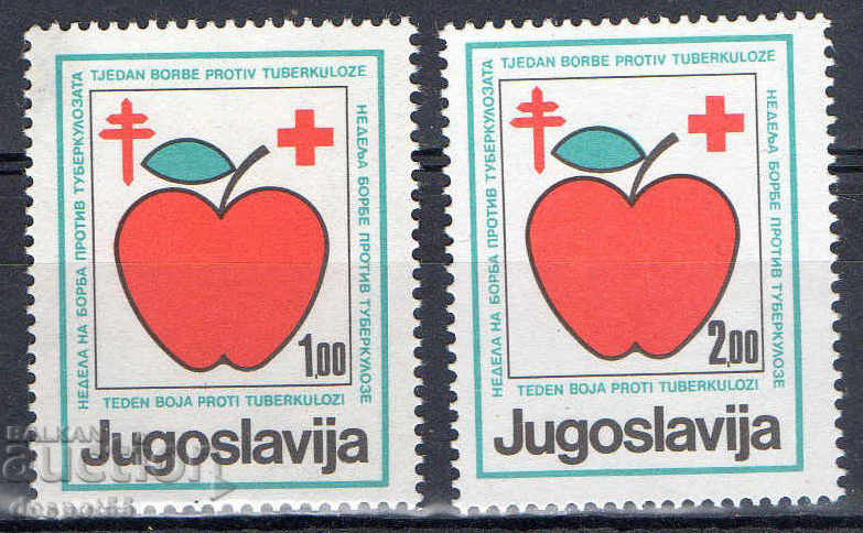 1983. Yugoslavia. Week of the fight against tuberculosis.