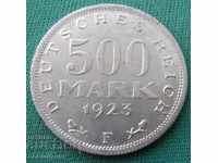 Германия Ваймар  500  Марк  1923 F  UNC