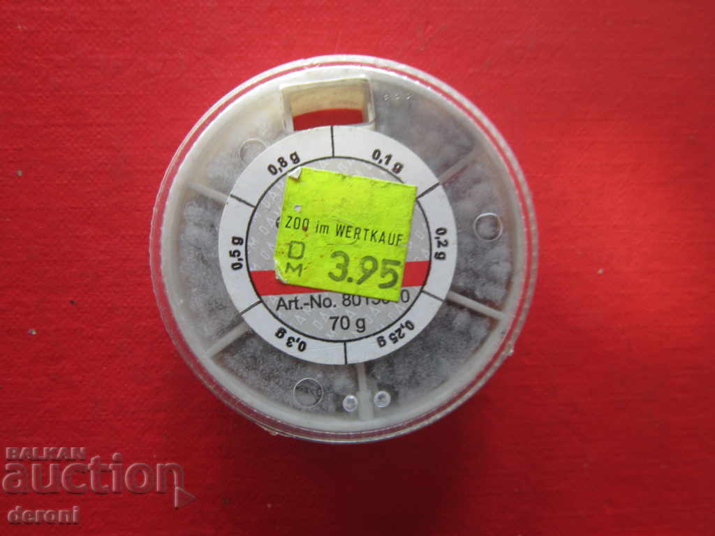 Delivery of German Box Box with fishing weights Delivery of German Box Box with fishing weights