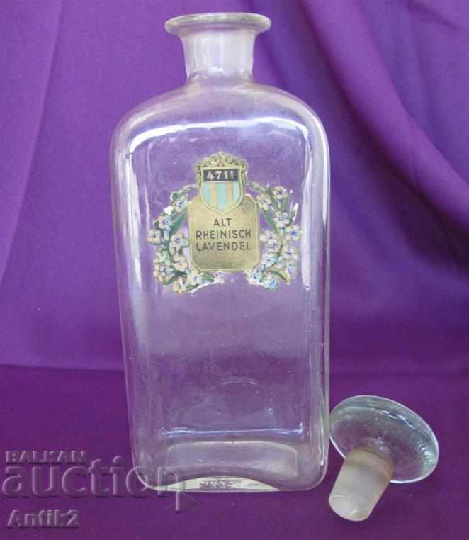 19th century Antique Perfume Bottle 4711 - 7 19th century Antique Perfume Bottle 4711 - 7