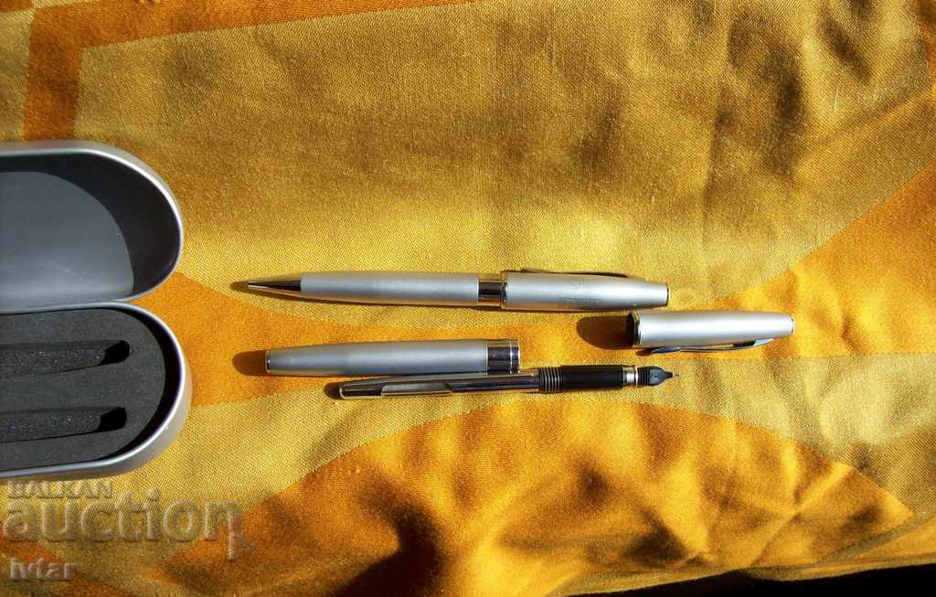 Delivery of Pen and ballpoint set with box