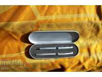 Pen and ballpoint set with box