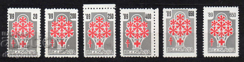 1989. Iugoslavia. Săptămâna luptei împotriva tuberculozei.