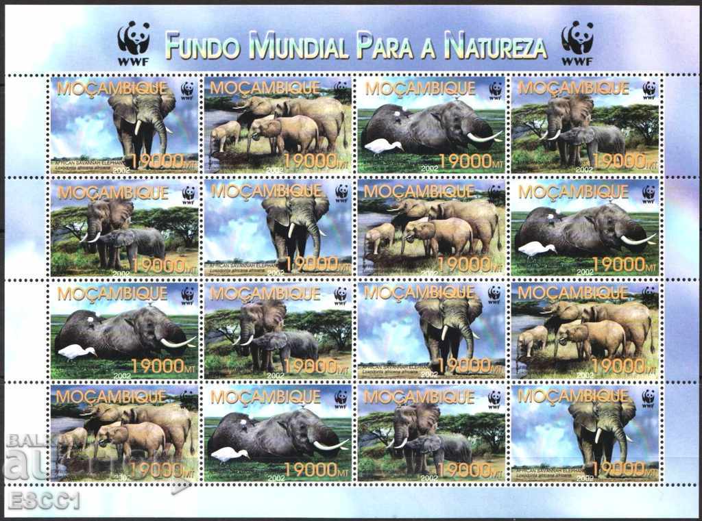 Καθαρά εμπορικά σήματα στην πανίδα WWF Elephants List 2002 από τη Μοζαμβίκη