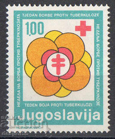 1981. Iugoslavia. Crucea Roșie - Săptămâna Tuberculozei.