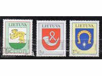 2000. Λιθουανία. Αστικά οικόσημα.