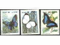 Καθαρό σήματα Πανίδα έντομα Πεταλούδες 1986 από τη Βραζιλία