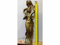 Gold Plated Original Candlestick Figure ART DECO SERIES 1890