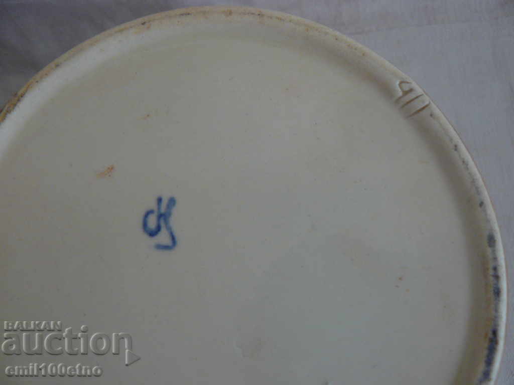 Auction Big Bowl - Burre old porcelain from the USSR Auction Big Bowl - Burre old porcelain from the USSR