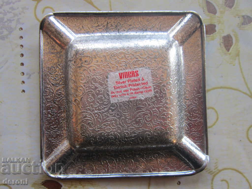 Delivery of Incredible silver ashtray Viners Delivery of Incredible silver ashtray Viners