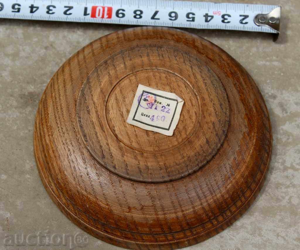 WOODEN BOWL BOWL GAVANKA WITH LABEL with price 15.00 BGN | € 7.67 WOODEN BOWL BOWL GAVANKA WITH LABEL with price 15.00 BGN | € 7.67