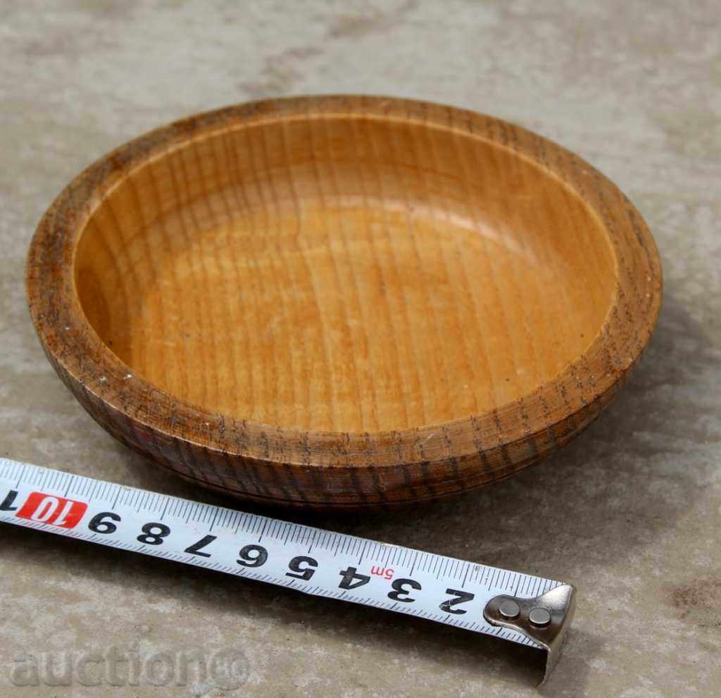 Auction WOODEN BOWL BOWL GAVANKA WITH LABEL Auction WOODEN BOWL BOWL GAVANKA WITH LABEL