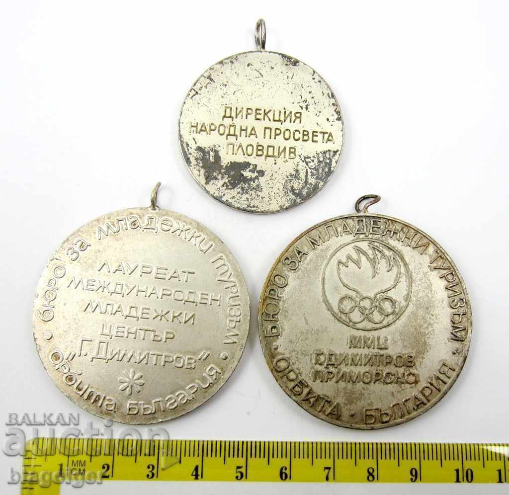 SPORTS MEDALS-YOUTH ORGANIZATIONS-COMMUNIST BULGARIA - 5 SPORTS MEDALS-YOUTH ORGANIZATIONS-COMMUNIST BULGARIA - 5
