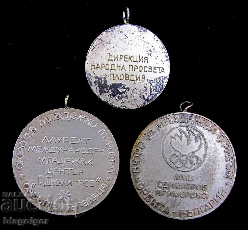 SPORTS MEDALS-YOUTH ORGANIZATIONS-COMMUNIST BULGARIA