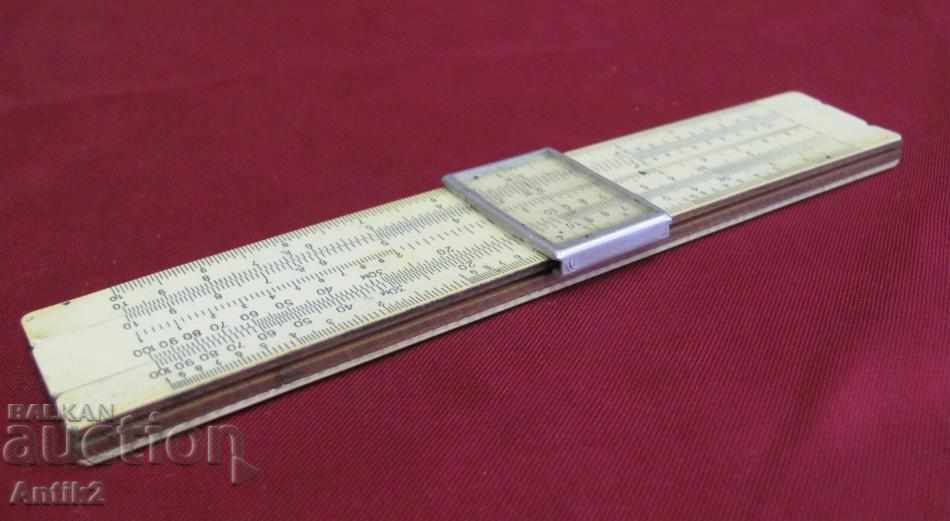 1968 old wooden logarithmic line-Leningrad with price 35.00 BGN | € 17.90 1968 old wooden logarithmic line-Leningrad with price 35.00 BGN | € 17.90