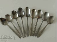 Lot of utensils different 12 pcs for eating stainless steel.
