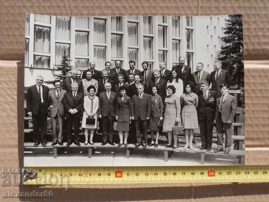 Todor Zhivkov Stanko Todorov General Delcho Simov and others - 5