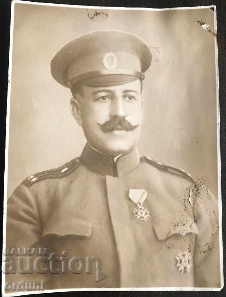 15 Το Βασίλειο της Βουλγαρίας φωτογραφία Συνταγματάρχης με εντολές γύρω στο 1918