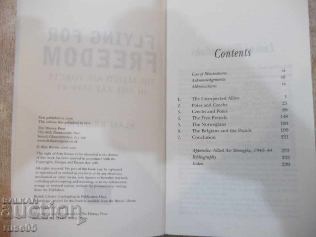 Auction Book "FLYING FOR FREEDOM - Alan Brown" - 242 pages Auction Book "FLYING FOR FREEDOM - Alan Brown" - 242 pages