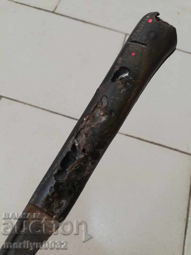 Old butcher's knife without a karakulak handle, shank - 7 Old butcher's knife without a karakulak handle, shank - 7