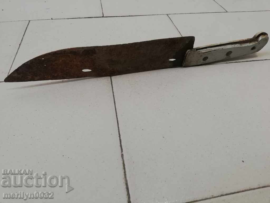 Παράδοση Παλιό μαχαίρι κρεοπωλείου χωρίς καραόκε, μαχαίρι