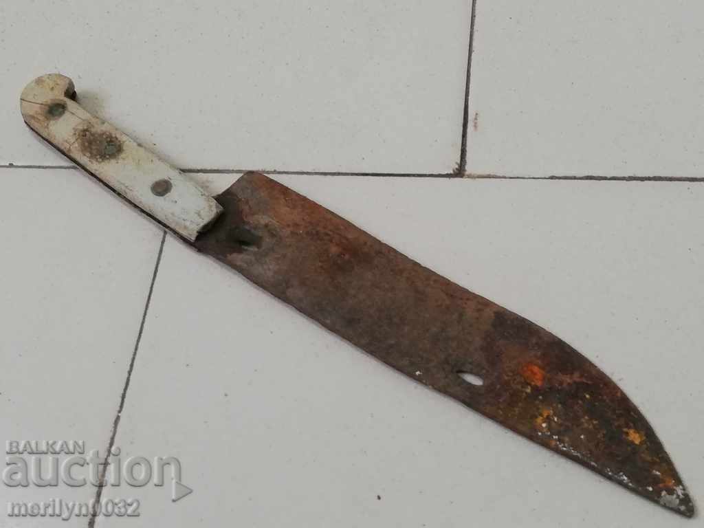 Παλιό μαχαίρι κρεοπωλείου χωρίς καραόκε, μαχαίρι - 5