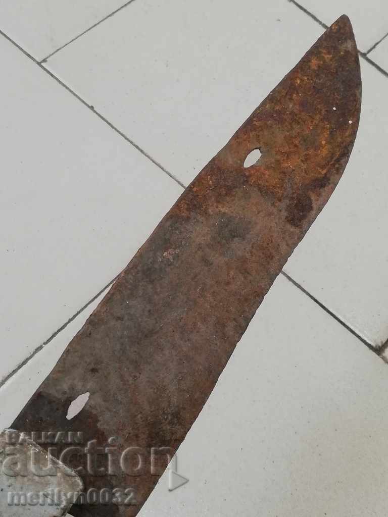 Παλιό μαχαίρι κρεοπωλείου χωρίς καραόκε, μαχαίρι - 6