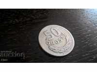 Монета - Полша - 50 гроша | 1949г.