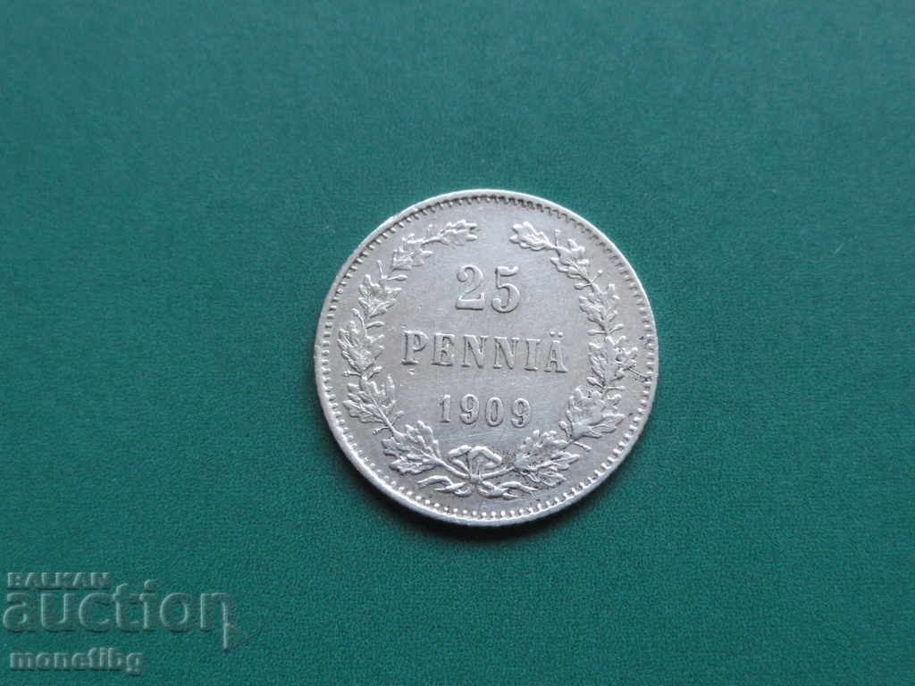 Ρωσία (για Φινλανδία) 1909 - 25 πένια - 5 Ρωσία (για Φινλανδία) 1909 - 25 πένια - 5