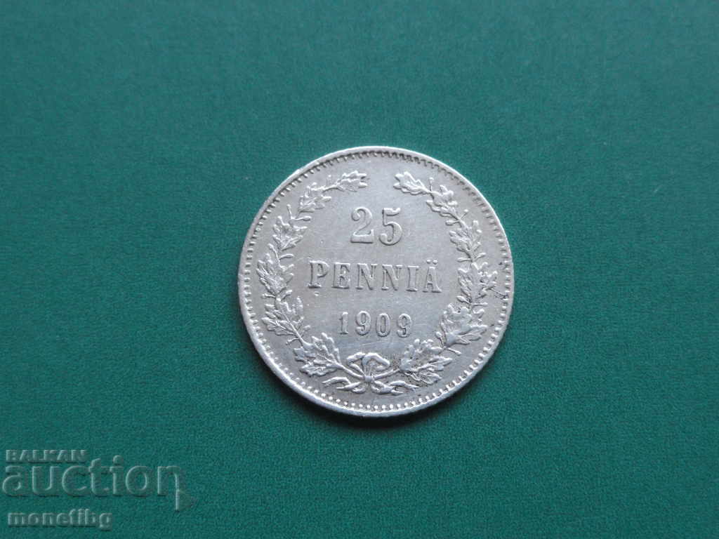 Russia (for Finland) 1909 - 25 penny