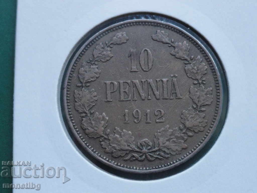 Auction  Russia (for Finland) 1912 - 10 penny RR