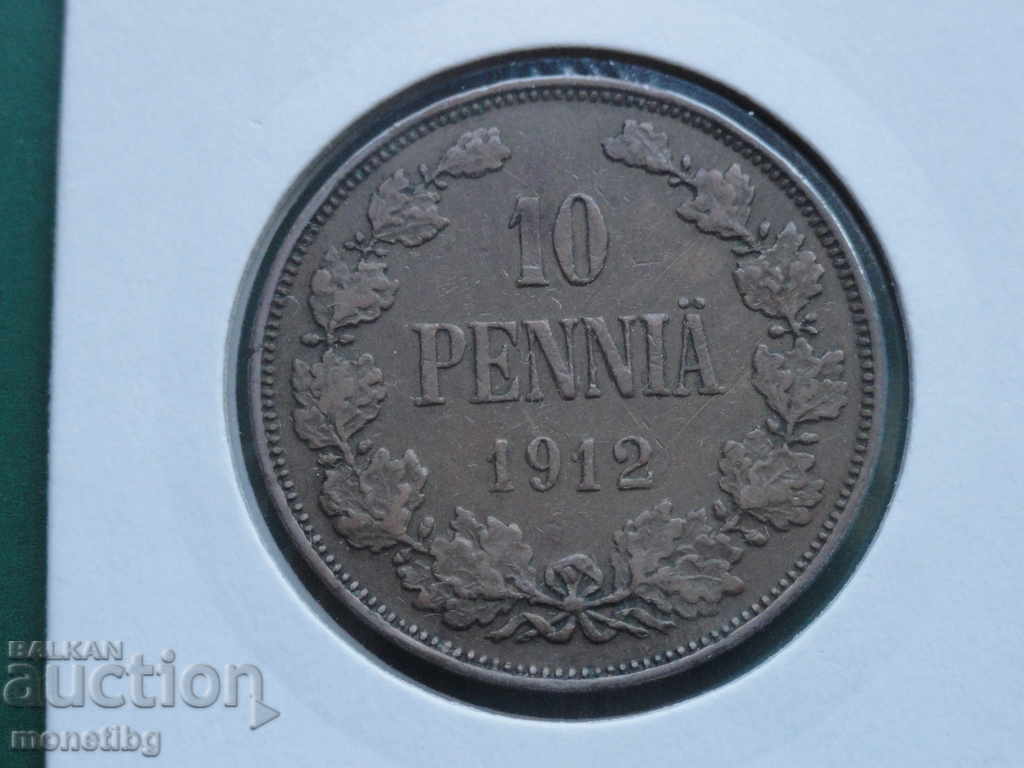 Russia (for Finland) 1912 - 10 penny RR - 5
