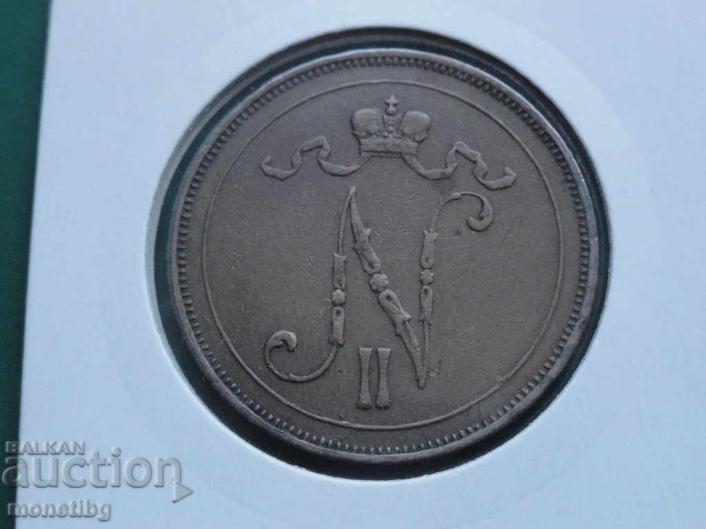 Russia (for Finland) 1912 - 10 penny RR - 6