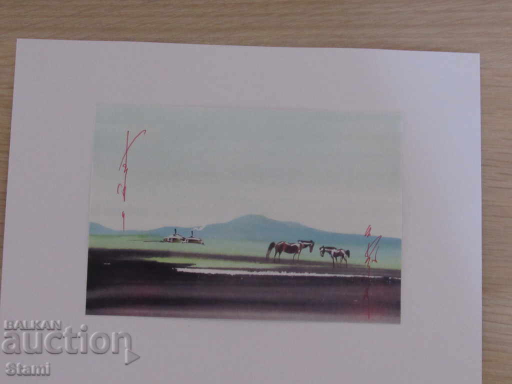 Auction Series of traditional painting paintings - Mongolia -1 Auction Series of traditional painting paintings - Mongolia -1