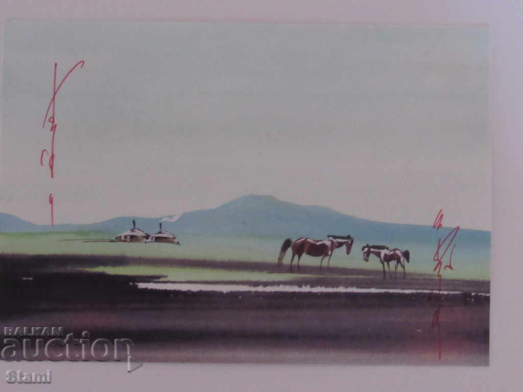 Delivery of Series of traditional painting paintings - Mongolia -1 Delivery of Series of traditional painting paintings - Mongolia -1