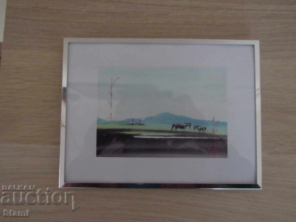 Series of traditional painting paintings - Mongolia -1 - 5 Series of traditional painting paintings - Mongolia -1 - 5