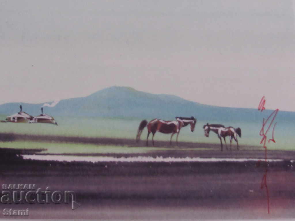 Series of traditional painting paintings - Mongolia -1