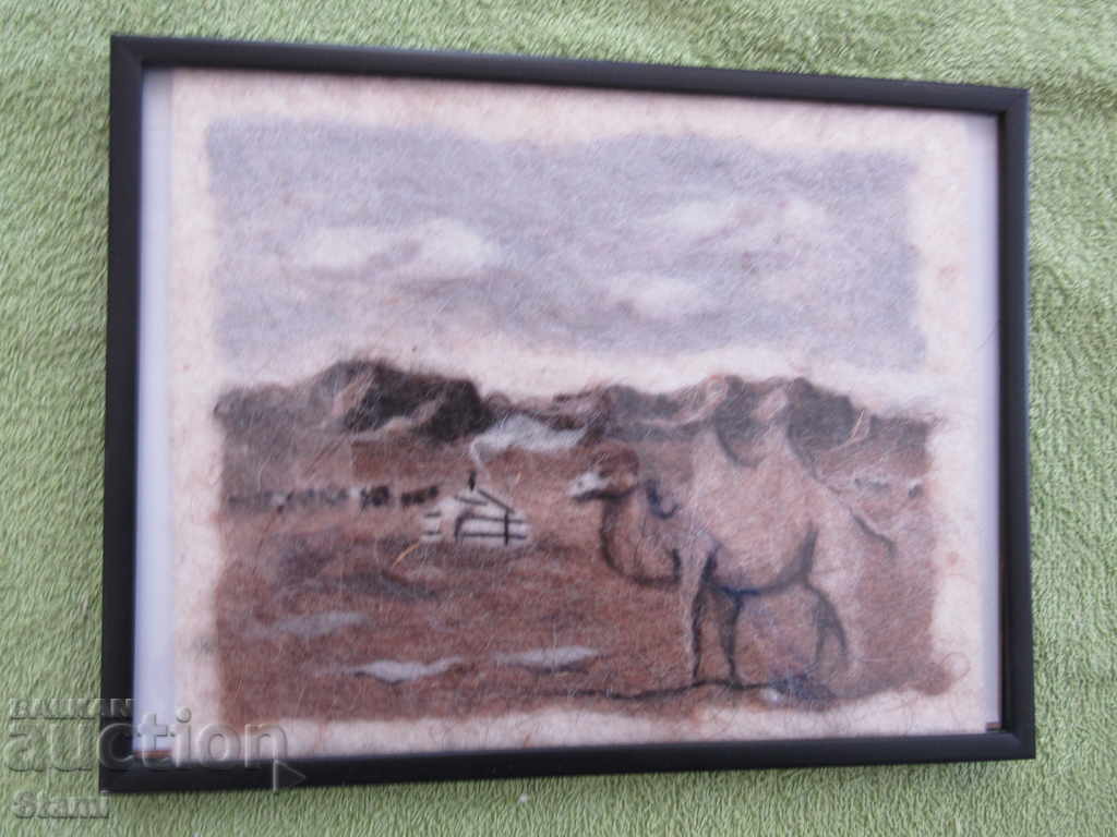 Traditional felt painting - Mongolia with price 49.00 BGN | € 25.05