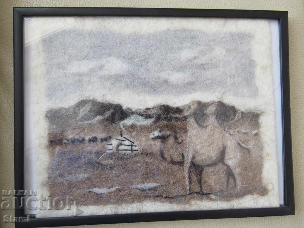Delivery of Traditional felt painting - Mongolia