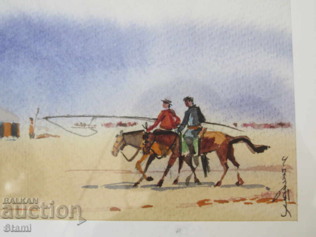 Licitație +Seria picturi traditionale - Mongolia - 12-5 Licitație +Seria picturi traditionale - Mongolia - 12-5